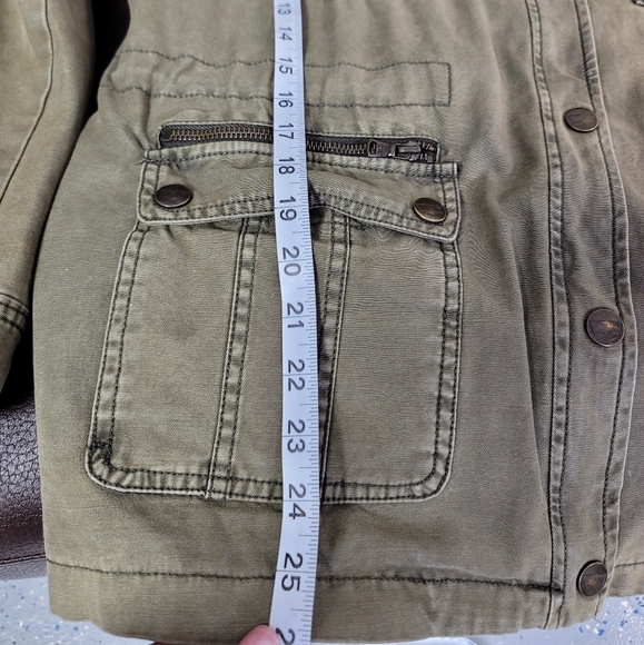 Levi's jacket size L Green military color - Picture 12 of 14